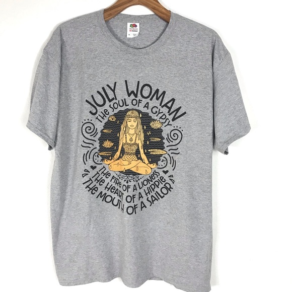 Fruit of the Loom Tops - July women the soul of gypsy T-shirt